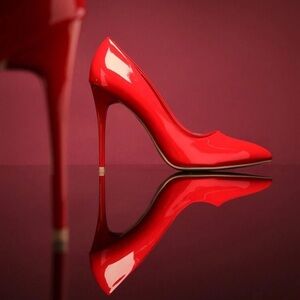 Elegant Red Stiletto Heels